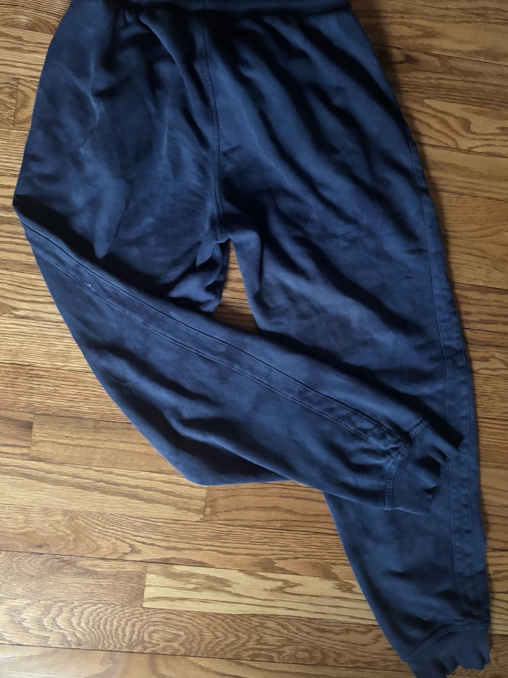 Cozy Dark Navy Drawstring Jogger Pants - Picture 3 of 6